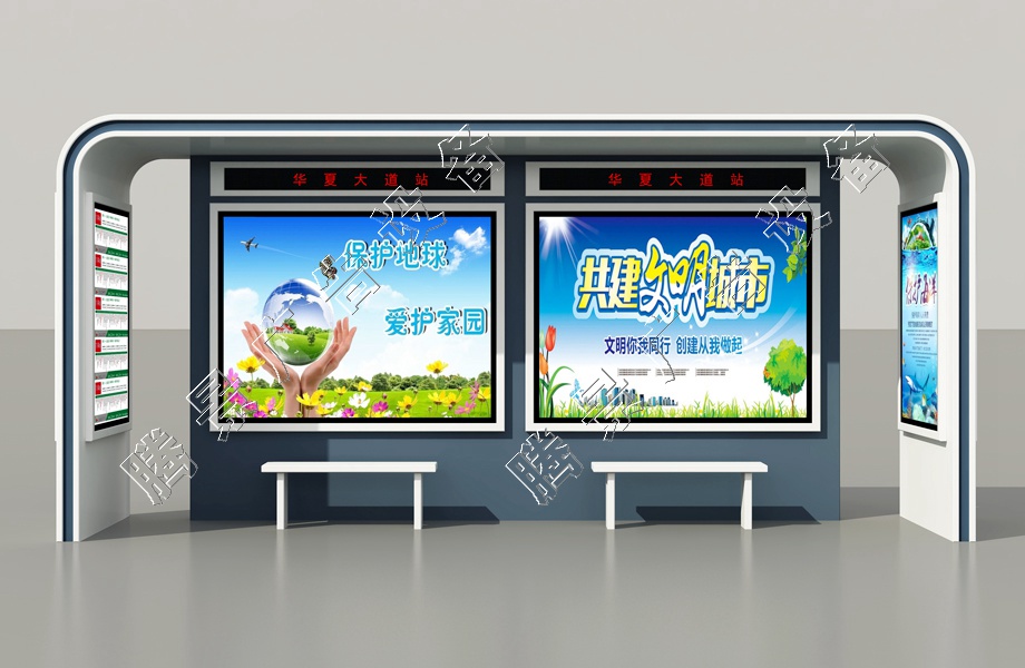 常规候车亭08